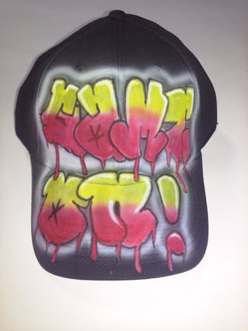 Graffiti "Game On!" Hat - Perfection Airbrushing