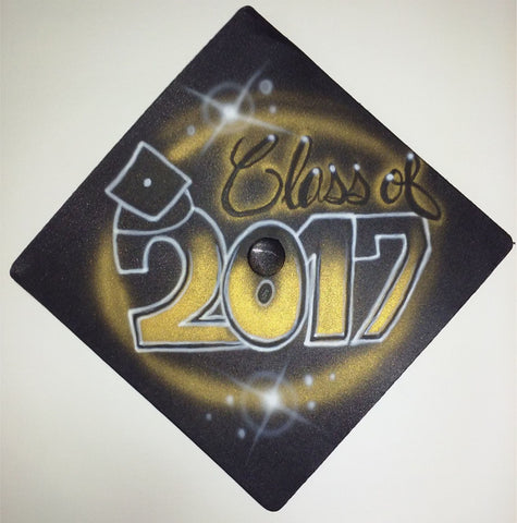 Personalized Graduation Hat - Perfection Airbrushing