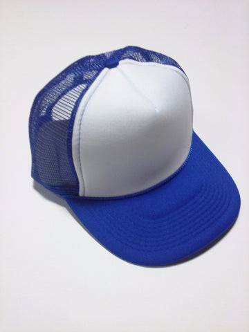 OTTO BRAND Trucker Hat Royal Blue/ White - Perfection Airbrushing