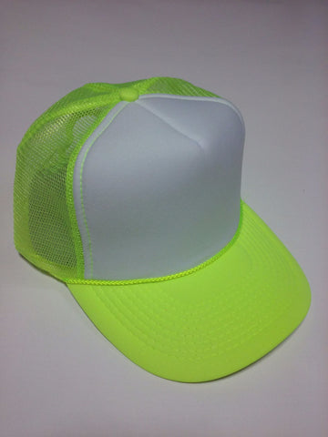 OTTO BRAND Trucker Hat Neon Yellow - Perfection Airbrushing