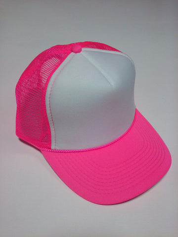 OTTO BRAND Trucker Hat Neon Pink - Perfection Airbrushing