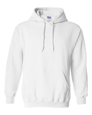 Unisex Gildan Heavy Blend™ 8 oz., 50/50 Hoodie White - Perfection Airbrushing