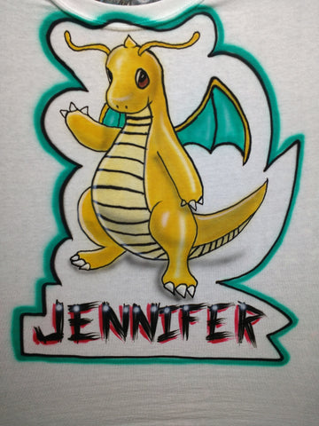 "DRAGONITE" POKEMON GO Name Design T-Shirt or Hoodie - Perfection Airbrushing