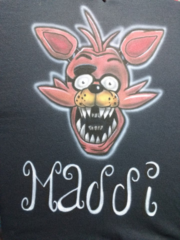 "FOXY" Five Nights at Freddy's T-Shirt or Hoodie - Perfection Airbrushing