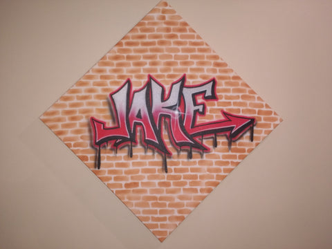 Graffiti Name/Word on Gallery Style Canvas - Perfection Airbrushing