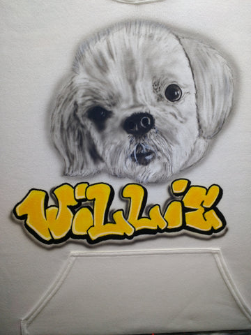 Pet Portrait on TShirt or Hoodie - Perfection Airbrushing