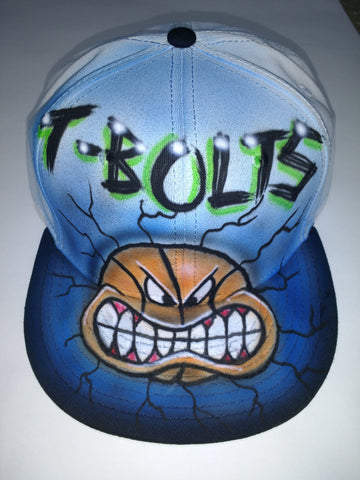 Basketball Name Design hat - Perfection Airbrushing