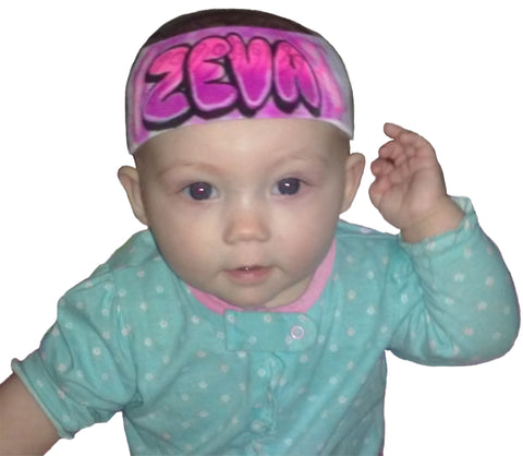 Infant, baby, child Custom Headband - Perfection Airbrushing