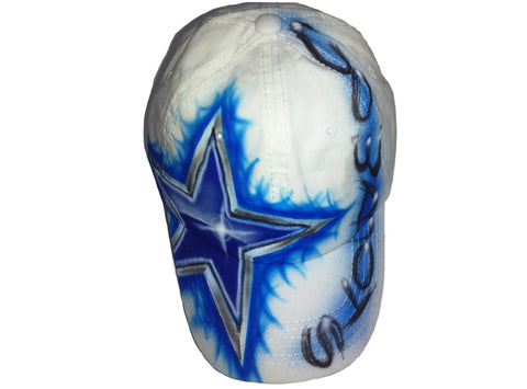 Dallas Cowboys Sports Team hat - Perfection Airbrushing