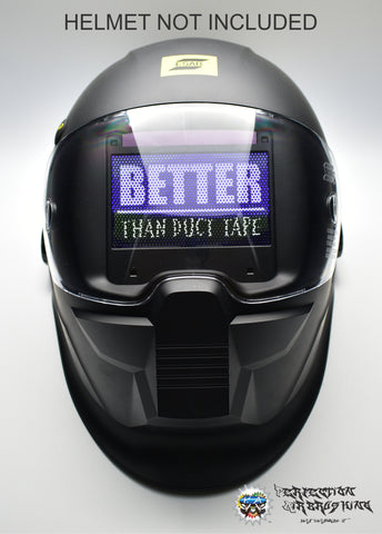 Better Than Duct Tape Welding Helmet Lens Graphix - Perfection Airbrushing