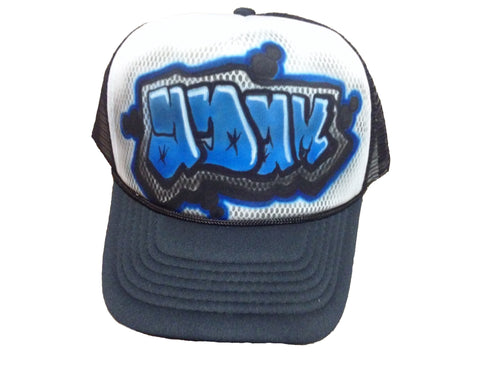 Custom GRAFFITI, Hip Hop Dance hat - Perfection Airbrushing