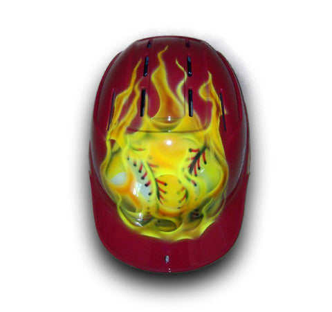 Customizable Airbrushed Baseball/Softball Helmet - Perfection Airbrushing