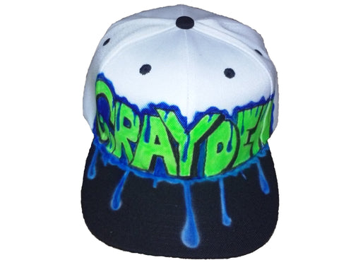 Airbrushed Paint Dripping Name hat - Perfection Airbrushing