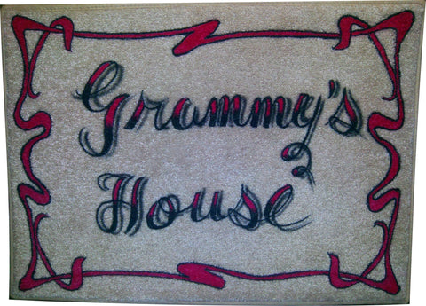 Grandma's House on Microfiber Memory Foam Mat - Perfection Airbrushing